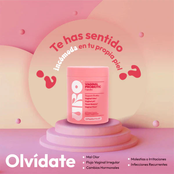 URO – Probióticos Vaginales Para el Bienestar Íntimo Femenino | 60 cápsulas