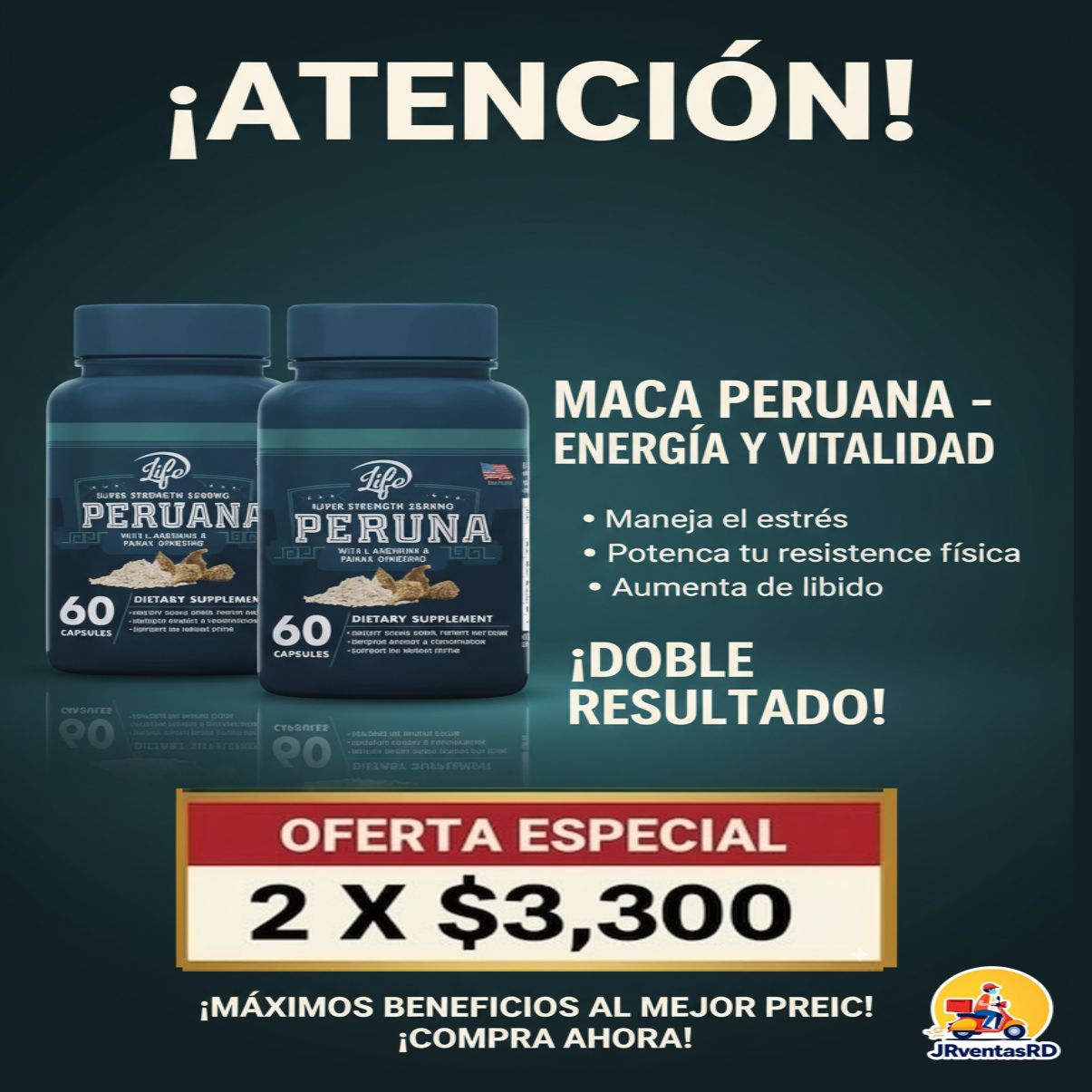🌿 Maca Peruana Orgánica- (Capsulas)