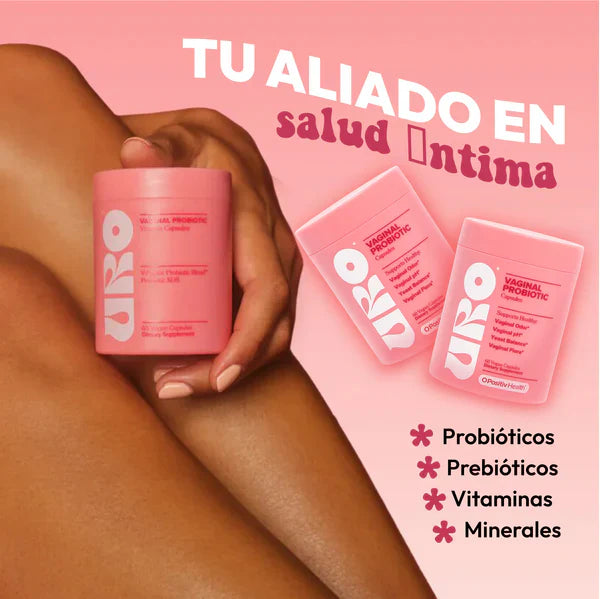URO – Probióticos Vaginales Para el Bienestar Íntimo Femenino | 60 cápsulas