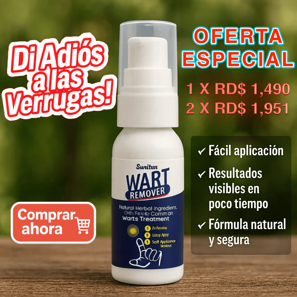 🌿 Removedor de Verrugas Solución Natural y Eficaz para una Piel Libre de Imperfecciones