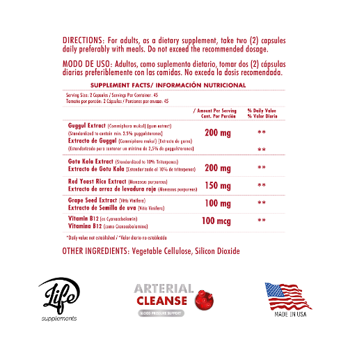 TRATAMIENTO ARTERIAL 60 CAPSULAS