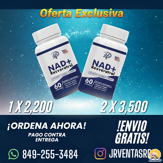 NAD+ Resveratrol: Potente Anti-Envejecimiento