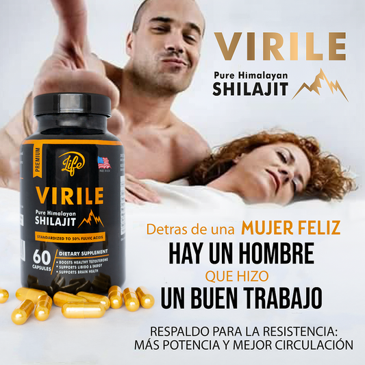 SHILAJIT VIRILE - 60 CAPSULAS